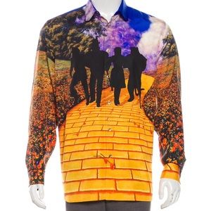 LOUIS VUITTON Wizard of Oz 'Yellow Brick Road' Print Shirt